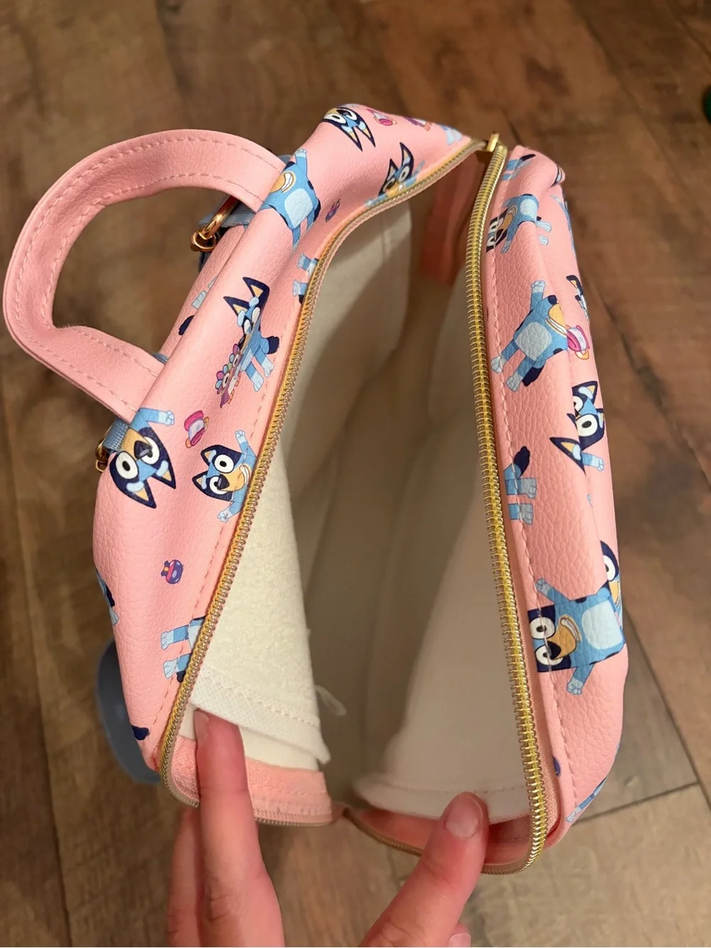 Kids Pink Character Mini Backpack with Adjustable Straps